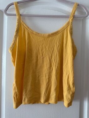 Wild Fable Women's Yellow Ribbed Tank Top - Classic Summer Cami